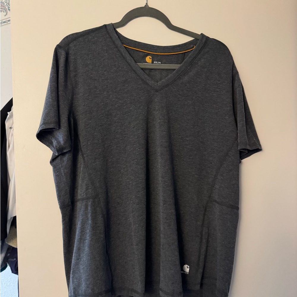Carhartt Charcoal V-Neck Tee